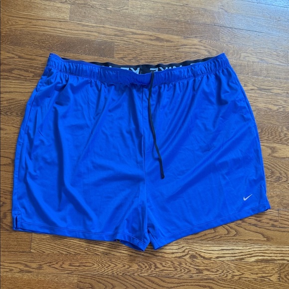 Nike Dri Fit Royal Blue Athletic Shorts. Size 4x - Picture 1 of 4